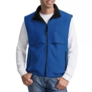 Telwest Port Authority J749 Reversible Terra-Tek Nylon Fleece Vest Pockets.